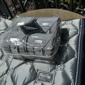 Equestrian Stockholm Crystal Grey Polo Wrap Bandages